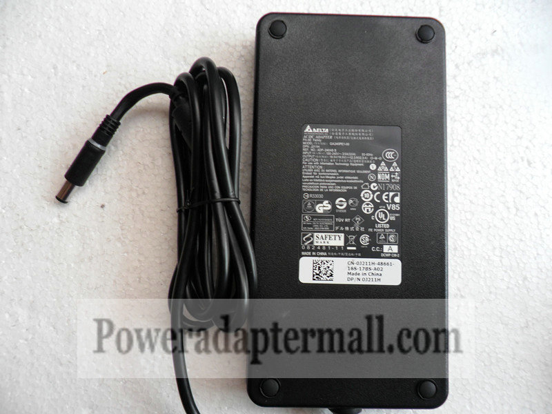 19.5V 12.3A 240W Geniune DELL ALIENWARE M17XR1 ac adapter